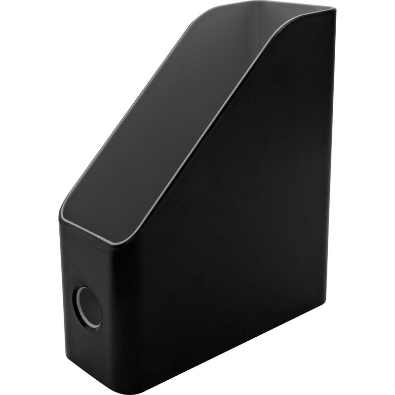 Advantus Fusion Magazine File, Black/Gray - Image 3